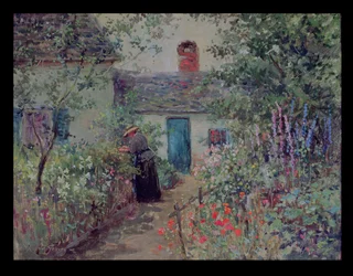 Der Blumengarten, ca. 1900